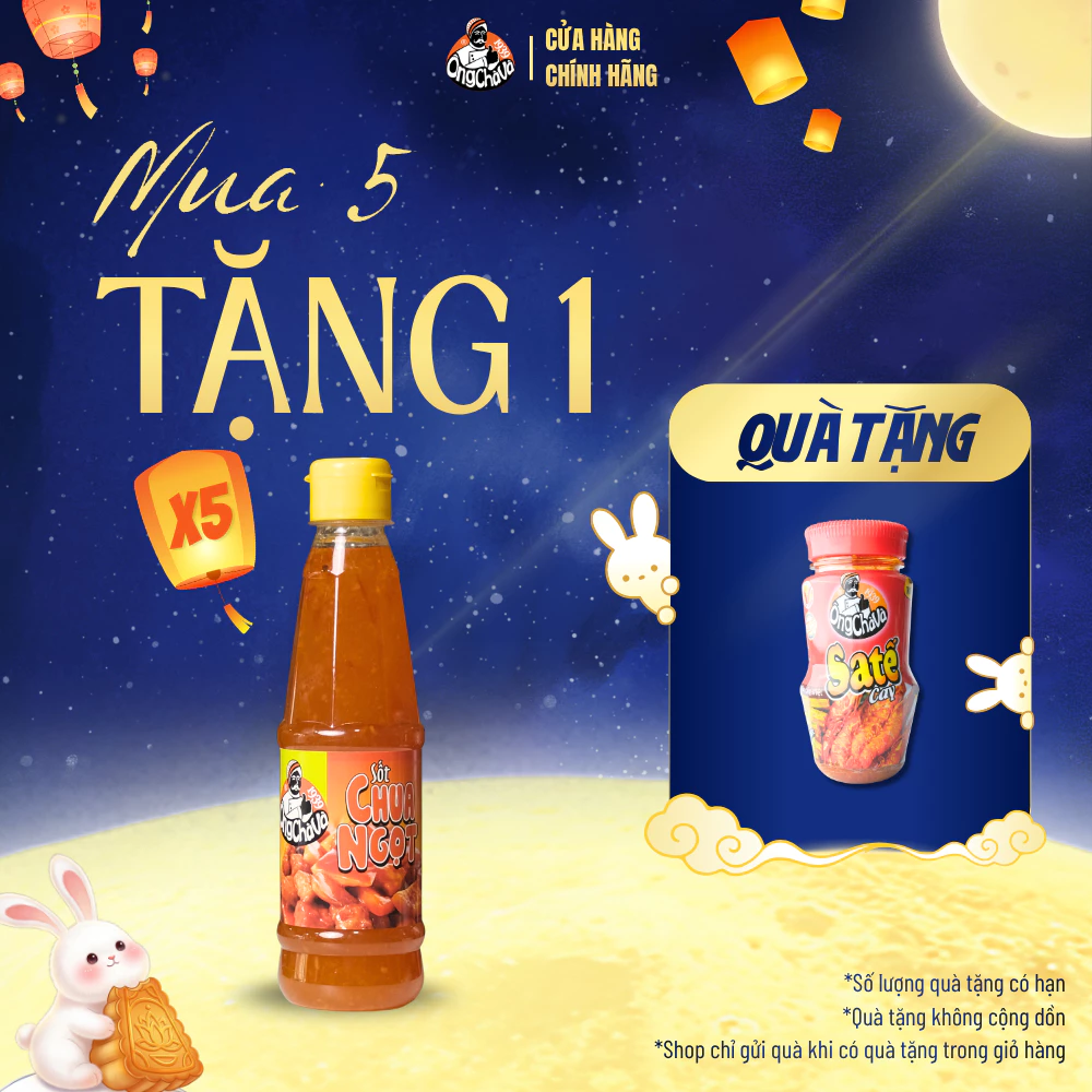Sốt Chua Ngọt thương hiệu Ông Chà Và 350gr - Hàng Chính Hãng