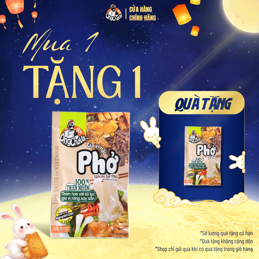 Gia Vị Nấu Phở thương hiệu Ông Chà Và 37.5gr - Hàng Chính Hãng