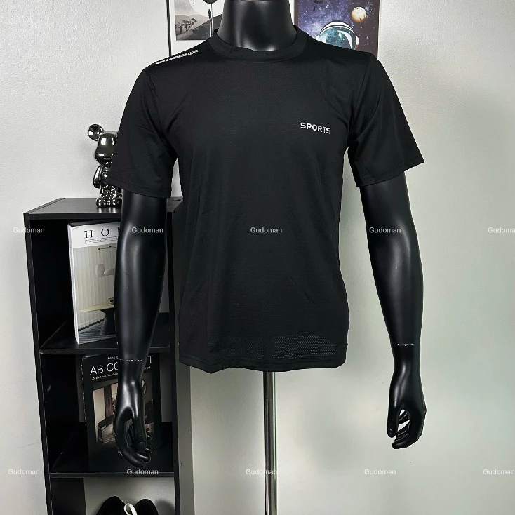 Áo Thun Thể Thao Nam SPORTS Vải Coolmax Thông Hơi Thoáng Mát Thấm Hút Tốt Nhanh Khô A113