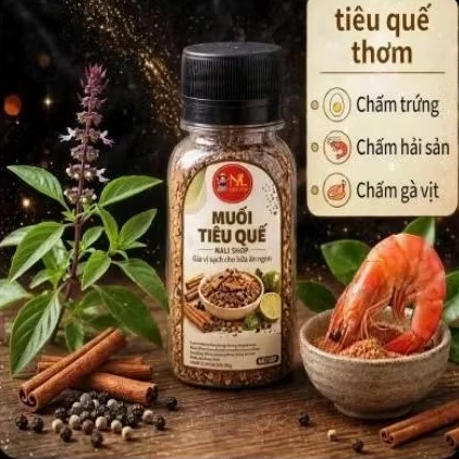 MUỐI TIÊU QUẾ thơm ngon đánh thức vị giác
