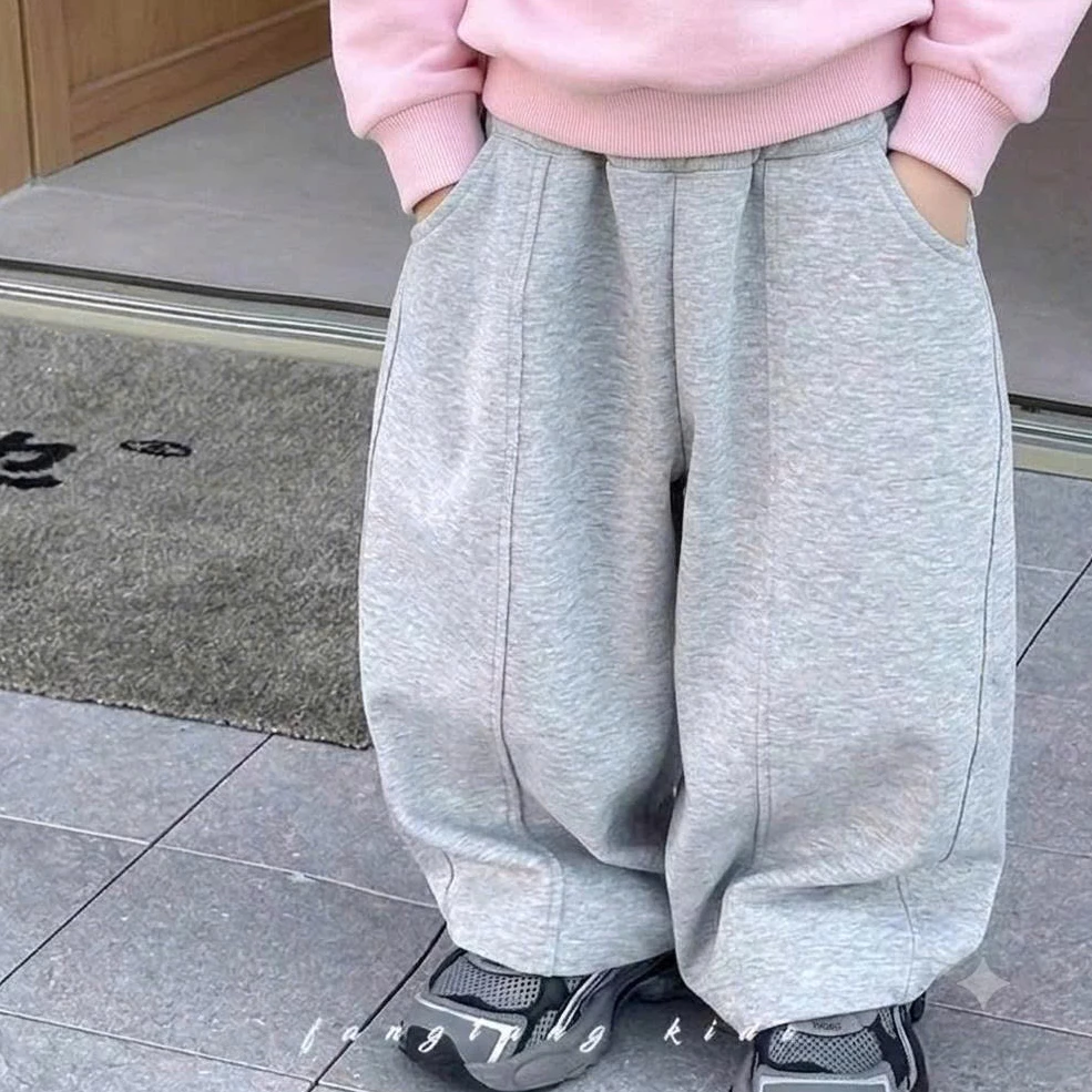 (phom nhí) QUẦN NỈ 2 DA NHÍ CHO BÉ TRAI VÀ BÉ GÁI,PHOM BAGGY ỐNG CONG CHẤT LIỆU MỀM MỊN SIZE 9-21KG B00121