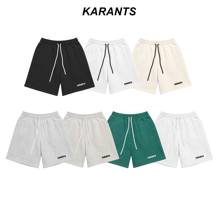 [Xả kho] Karants Quần Short Nỉ Bông Premium 450 gsm Local Brand Unisex Special Collection - KQ04