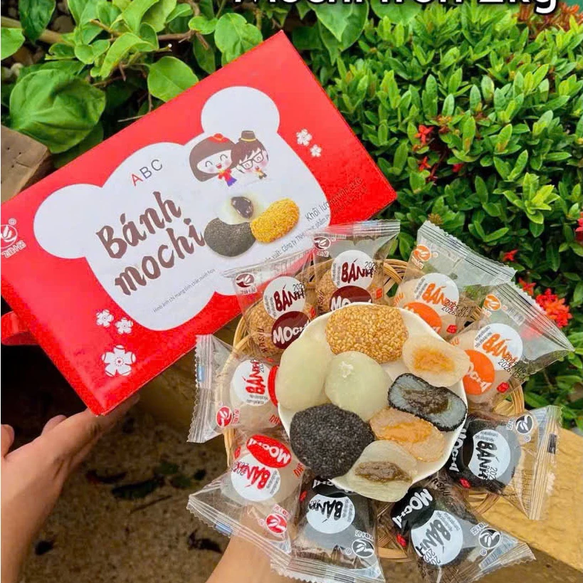 Bánh Mochi Đài Loan Tròn Mix 4 Vị Dẻo Ngon, Ăn Vặt Tiện Lợi