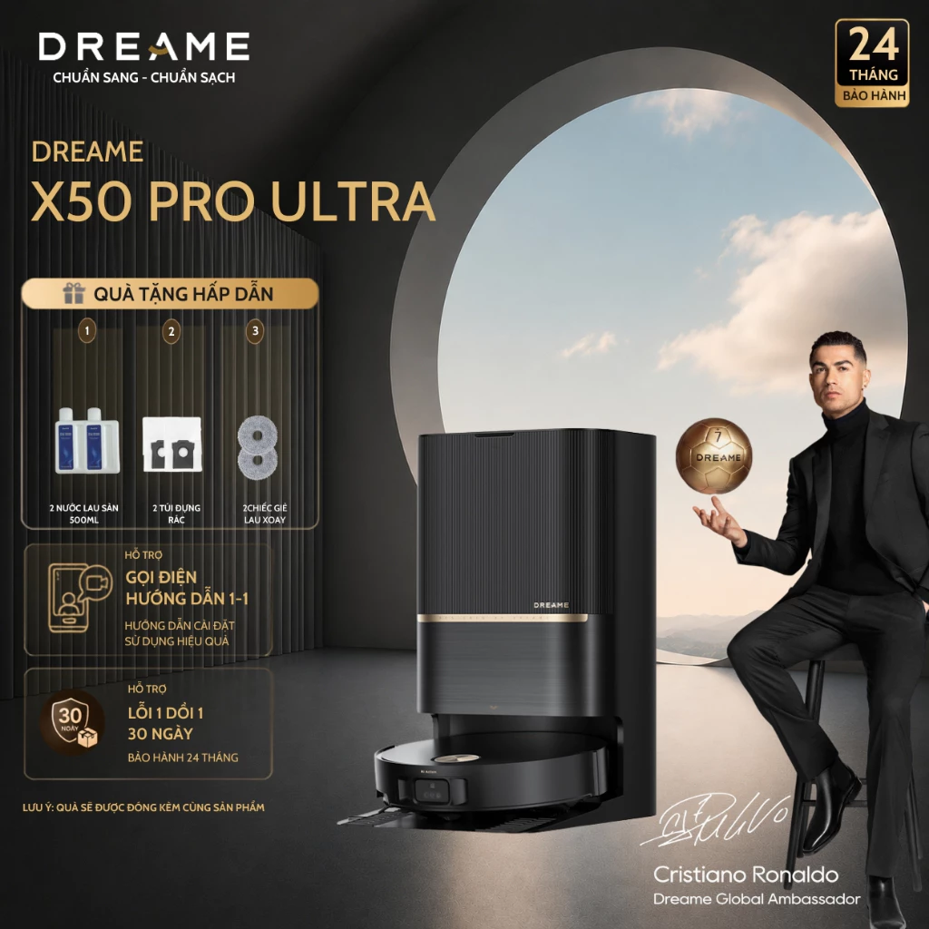 [Livestream] Robot Hút Bụi Lau Nhà Dreame X50 Pro Ultra | Bản Quốc Tế | Lực Hút 30k Pa | Bảo Hành 24 Tháng