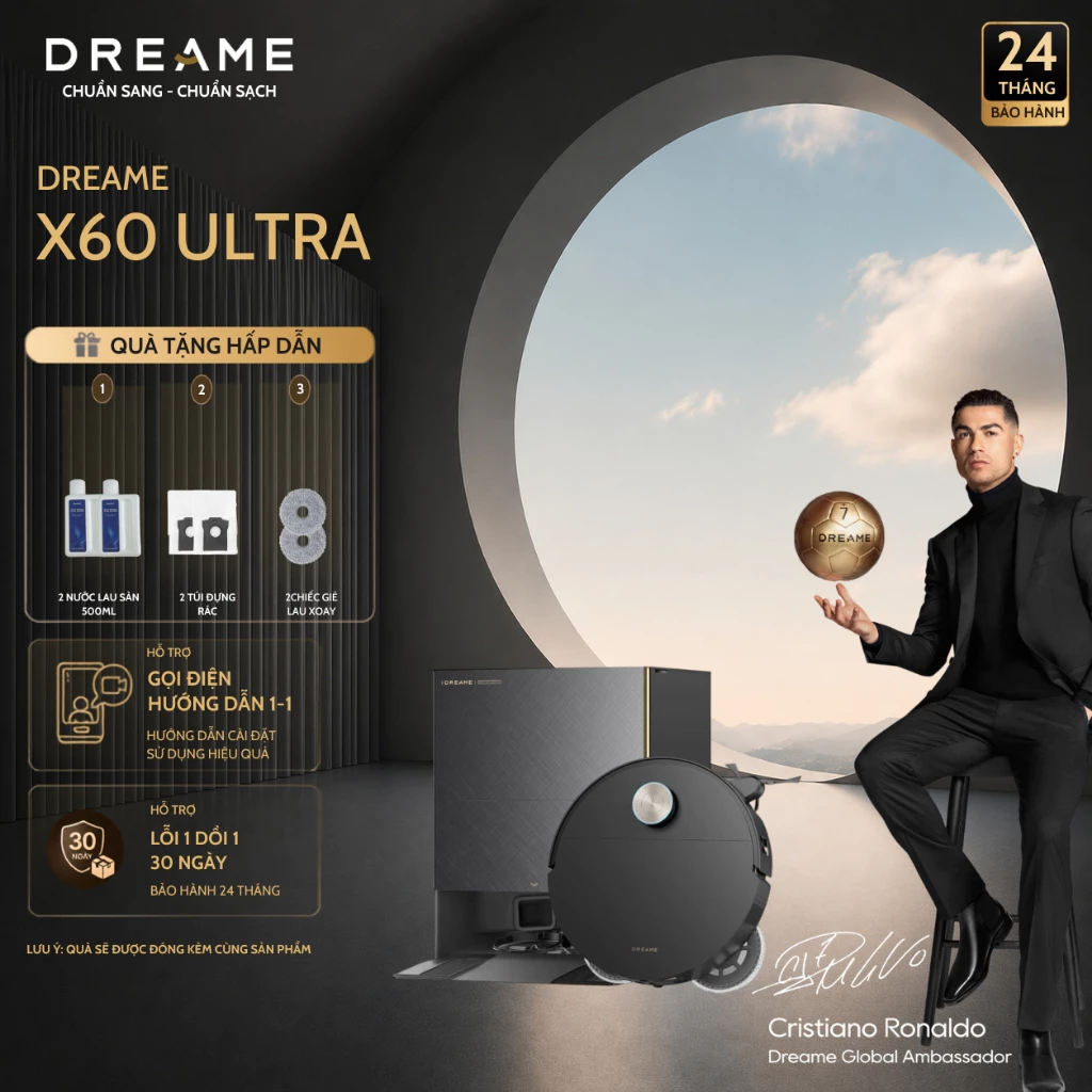 [Livetream] Robot Hút Bụi Dreame X60 Ultra | Bản Quốc Tế | Lực Hút 36.000 Pa | Bảo Hành 24 Tháng