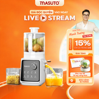 [VHL x Masuto] Máy Ép Chậm Toàn Năng 8in1 Masuto MSPrimeUltra 150W, Ống Tiếp Cực Đại 156m, Ép Kiệt 99%