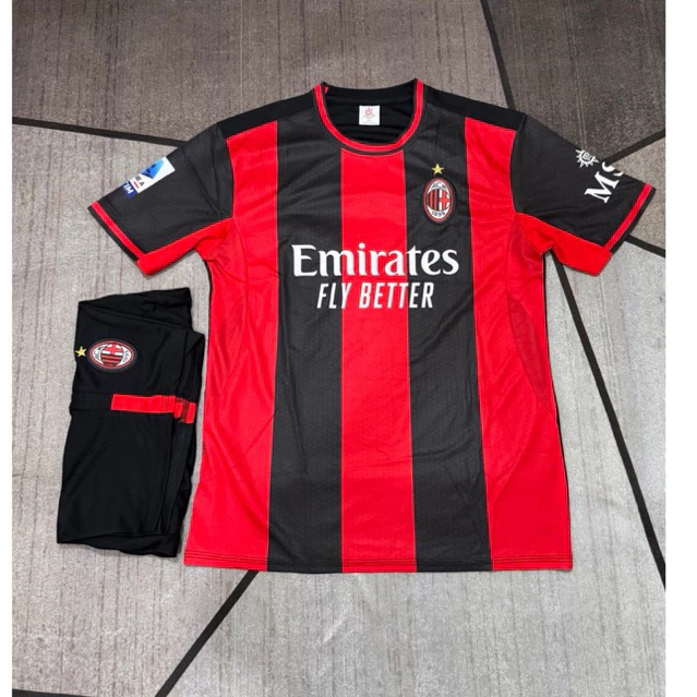 Acmilan Đỏ 2026 bộ bóng đá thê thao in tên số theo yêu cầu Loc Sport