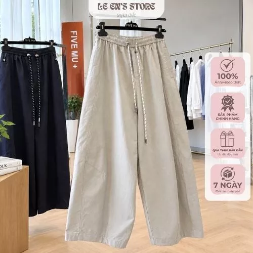 Quần Kaki Ống Rộng Thụng Unisex, Quần Kaki Mềm Form Rộng Dễ Phối, Phong Cách Basic Streetwear-Q93