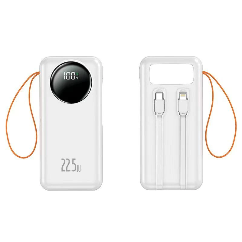 Sạc dự phòng 80000mah sạc nhanh 22.5W , thiết kế đèn lead hiển thị phần trăm pin kèm cáp sạc  Linkeetech