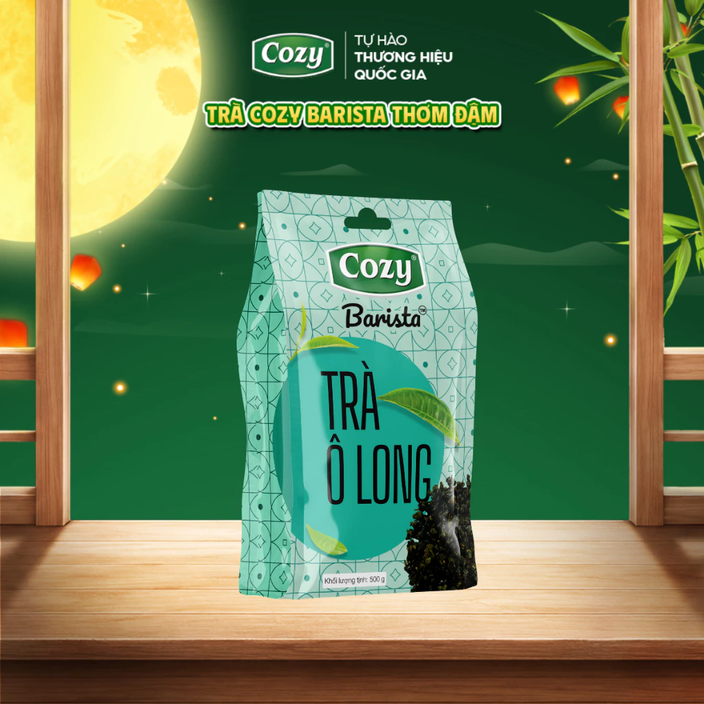 Trà Ô Long Cozy Barista Cao Cấp 500gr, giống trà OLong thuần chủng dành cho pha chế chuyên nghiệp