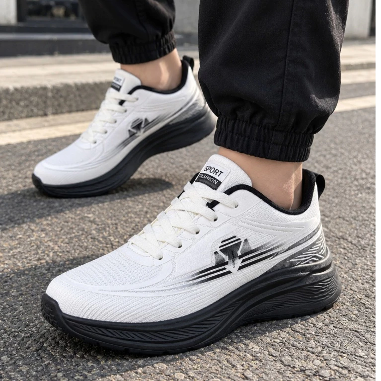 [Tặng Túi Đựng Giày] Giày Thể Thao Nam Đế Êm, Sneaker Nam Đi Bộ Chạy Bộ Êm Chân Năng Động 4 Màu 376