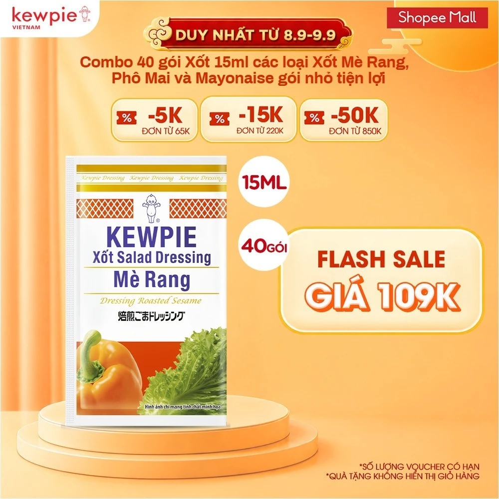Xốt Dressing Mè Rang Kewpie - Gói 50ml