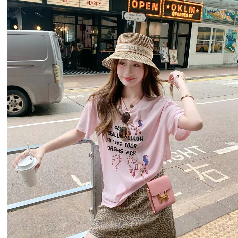 Áo thun nữ ngắn tay chất XƯỢC GIẤY MENINA, áo phông tay ngắn nữ in hình thời trang.