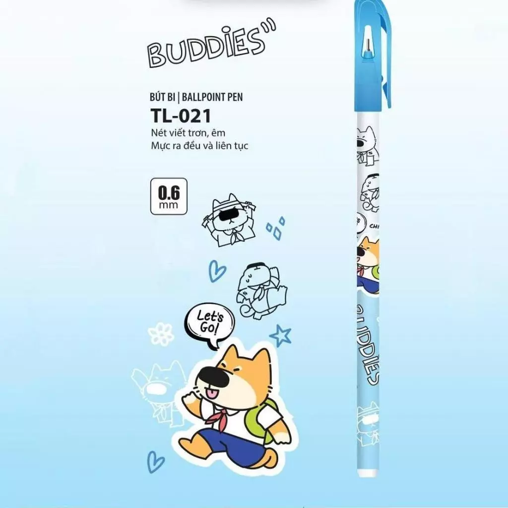 【Qùa Tặng Bút Đen】Bút Viết TL-021 Hình Gấu Đi Học Dễ Thương Dành Cho Học Sinh Và Sinh Viên