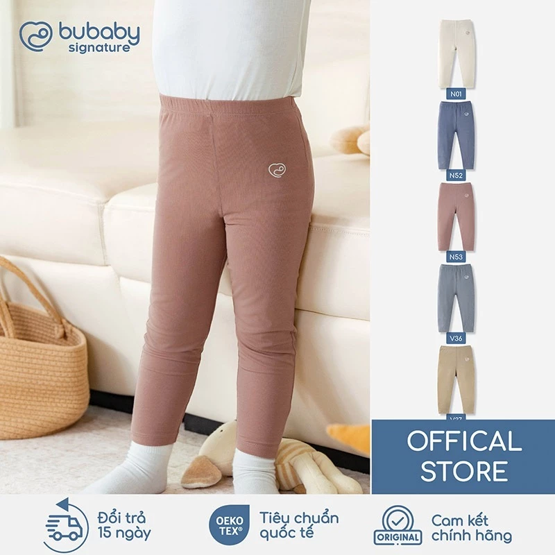 Quần legging dài BU Baby, quần legging trẻ em, quần legging bé trai bé gái, legging mặc trong giữ ấm | SVS410000