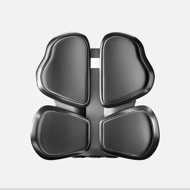 [BẢN LITE - ONE WAY] Đệm Tựa Lưng Ô Tô Công Thái Học 4 Vùng - Lò Xo Giảm Xóc, Rãnh Thoáng Khí 3D