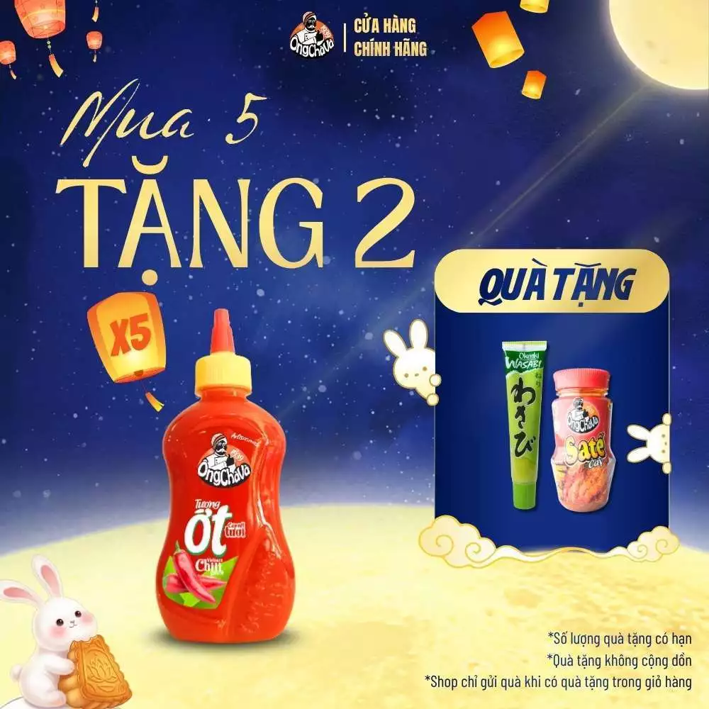 Tương Ớt thương hiệu Ông Chà Và 280gr - Hàng Chính Hãng