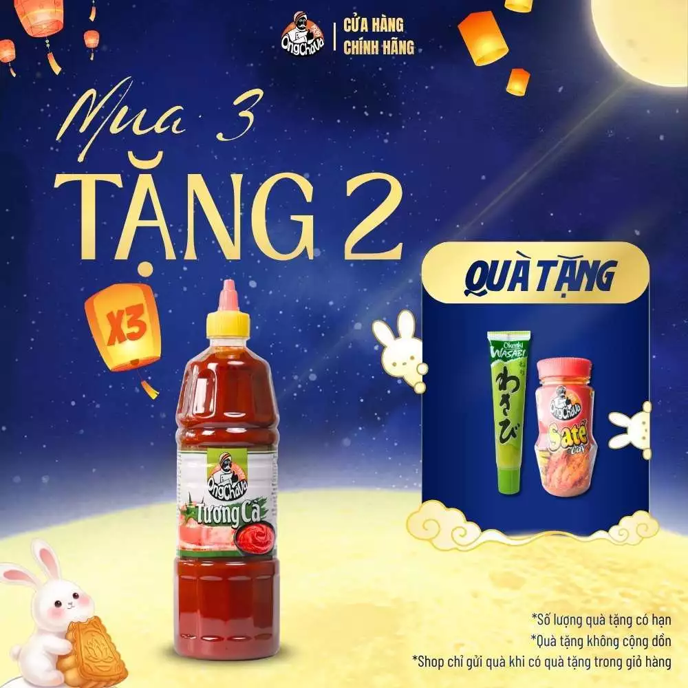 Tương Cà thương hiệu Ông Chà Và 830gr - Hàng Chính Hãng