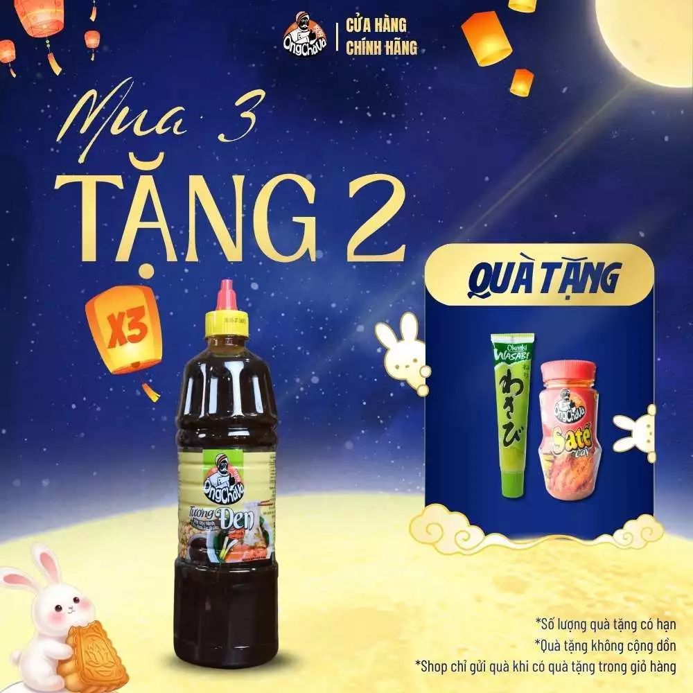 Tương Đen thương hiệu Ông Chà Và 863gr  - Hàng Chính Hãng