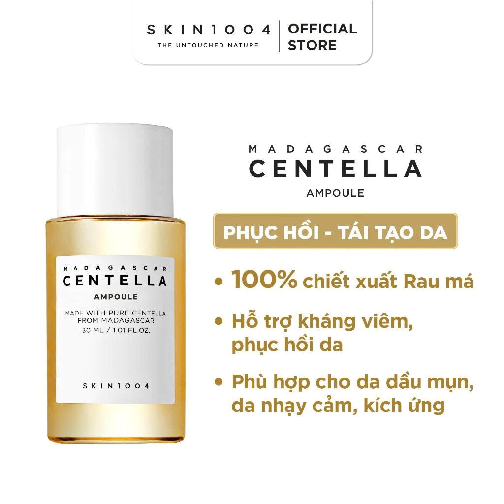 [DATE T11/2027] Tinh chất Skin1004 Madagascar Centella Ampoule 30ml ( không ống hút )