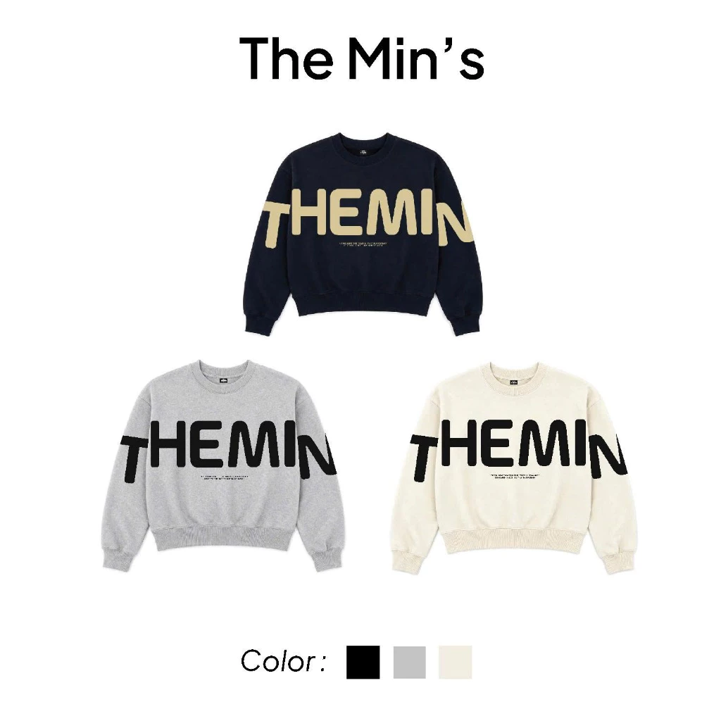 Áo Nỉ Sweater Cổ Tròn Local Brand Themin's SW01 Unisex Form Vải Dày Dặn