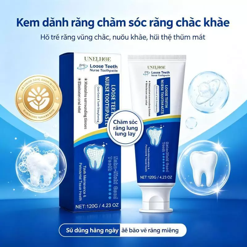 Củng cố răng lung lay｜Kem đánh răng chăm sóc nướu & răng miệng