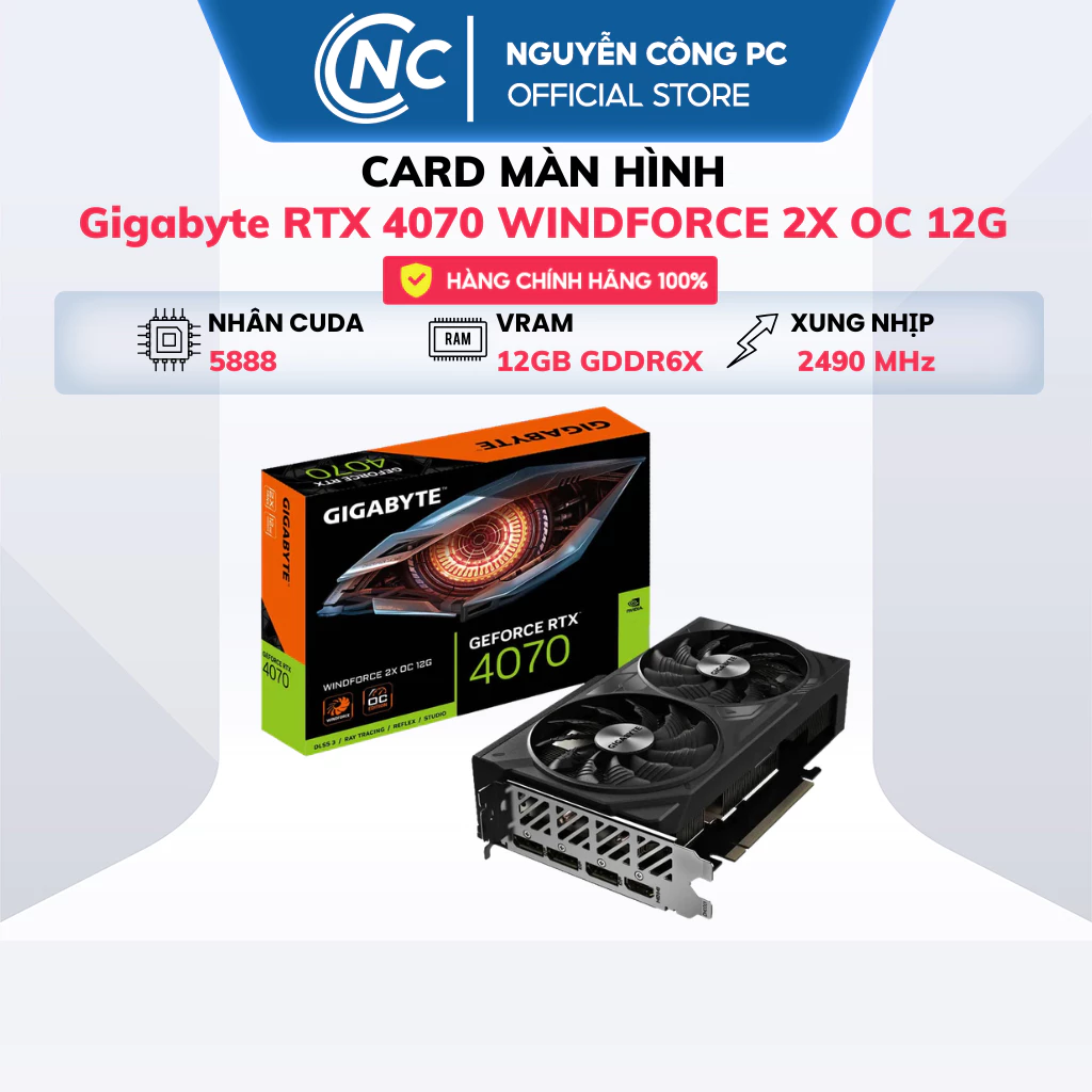 Ảnh sản phẩm: GeForce RTX 4070 12GB
