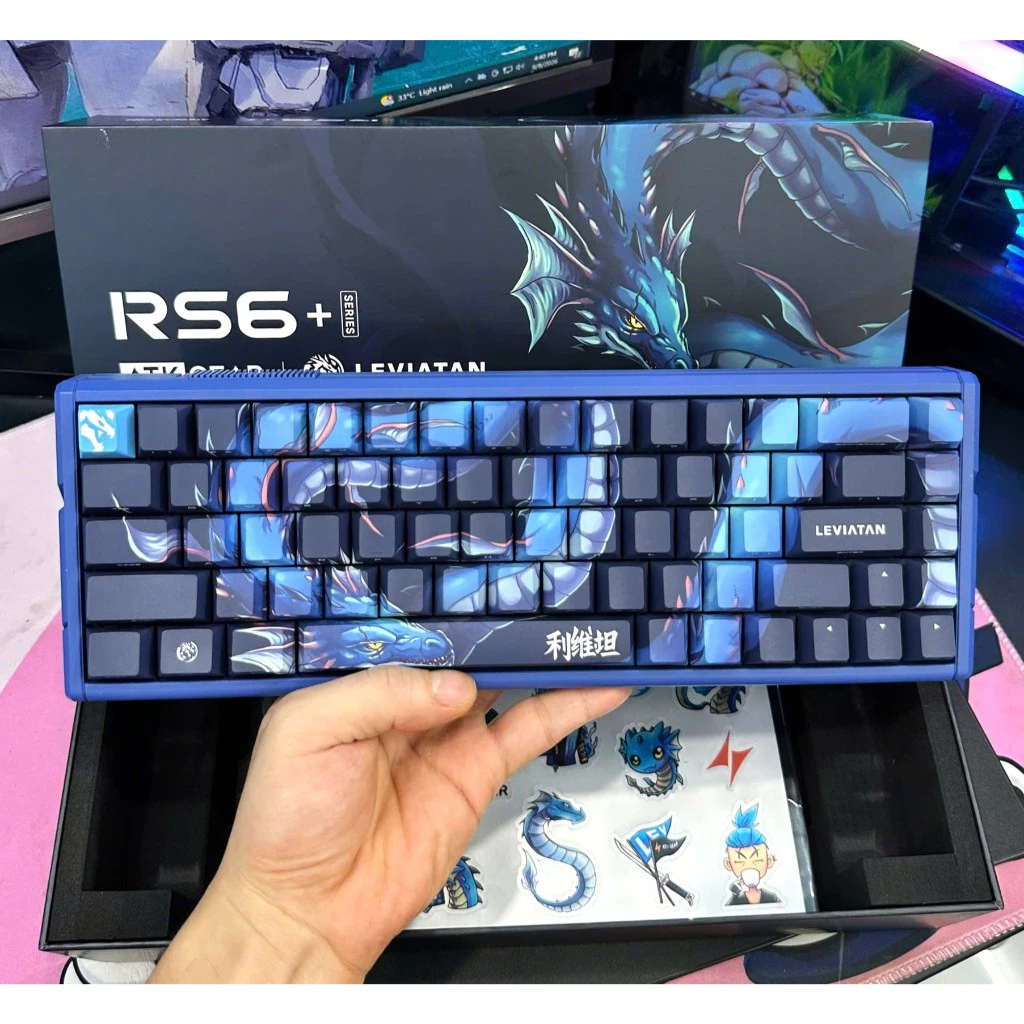 Bàn phím HE ATK RS6 + / RS6 Ultra Full Nhôm CNC 8khz , giá tốt