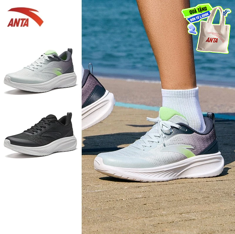 [5KM+] ANTA Giày thể thao chạy bộ nam XuFeng siêu nhẹ Xufeng Anta Sports Giày chạy bộ siêu êm, thoáng khi 1126B5523