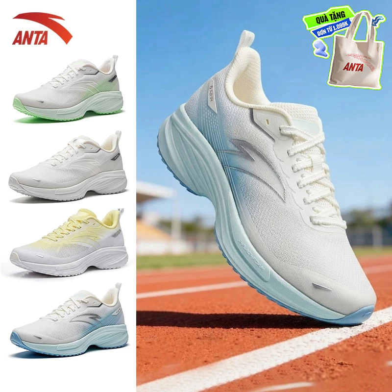 ANTA Giày Chạy Thể Thao Nữ A-FLASHFOAM Running Shoes Đệm Êm Ái, Đế Chống Trơn Trượt 1226B5526U