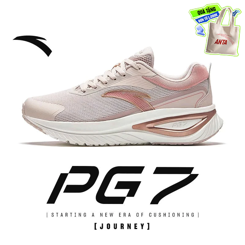 [3-10KM+] Journey PG 7 Giày Chạy Bộ Nữ ANTA Women Running Shoes Gym Giày Chạy Thể Thao 1225B5519R