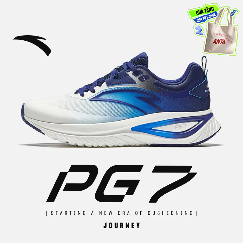 [3-10KM+] ANTA PG 7 Giày thể thao chạy bộ nam Sports Giày chạy bộ dành cho nam siêu nhẹ thoáng khí 1125E5519