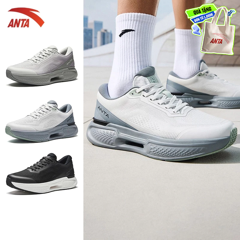 [3-10KM] ANTA EBUFFER 11 Giày thể thao chơi pickleball, cầu lông, tennis tập gym bám sàn 1125B7718