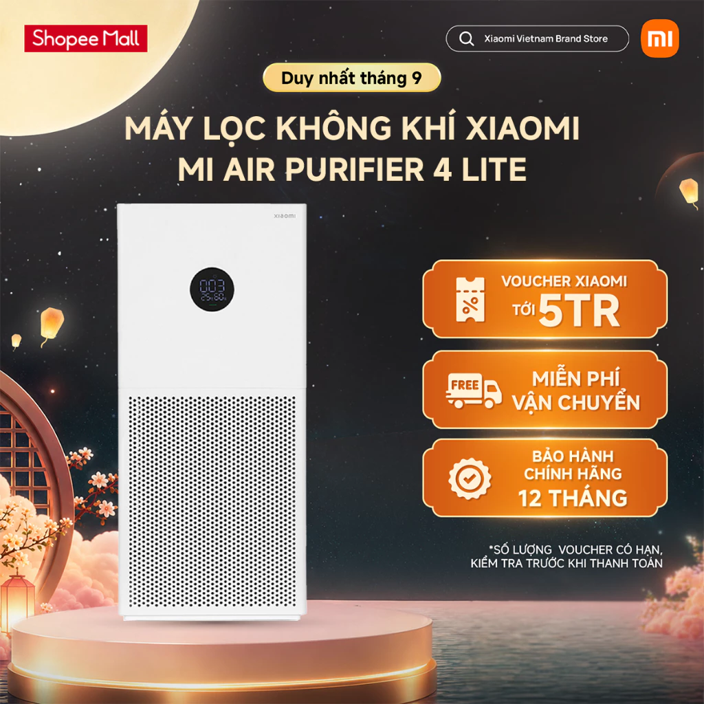 Máy lọc không khí Xiaomi Mi Air Purifier 4 Lite - Trắng