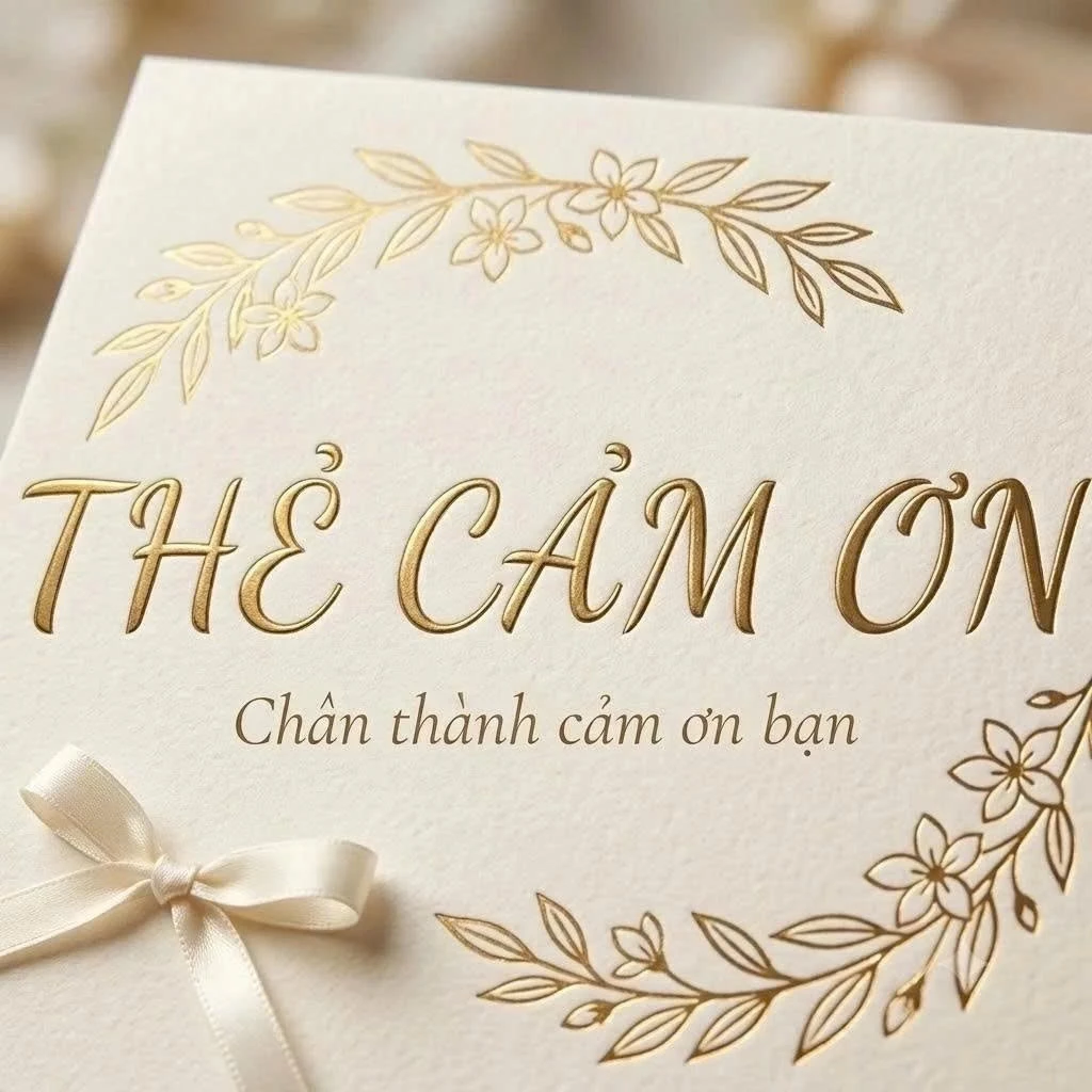 Thẻ cảm ơn quý khách hàng đã mua hàng