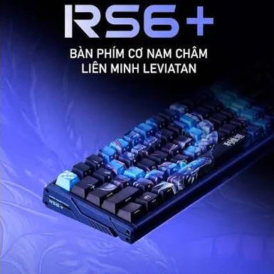 Bàn phím cơ ATK RS6, RS6+, RS6 Ultra+ Aluminum – Hall Effect switch, độ bền cao, thiết kế đẳng cấp