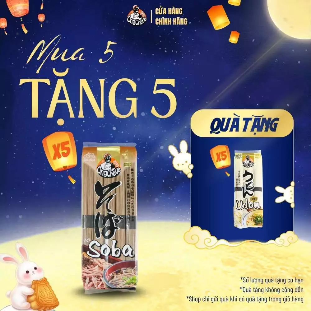 Mì Soba Khô thương hiệu Ông Chà Và 300gr - Hàng Chính Hãng