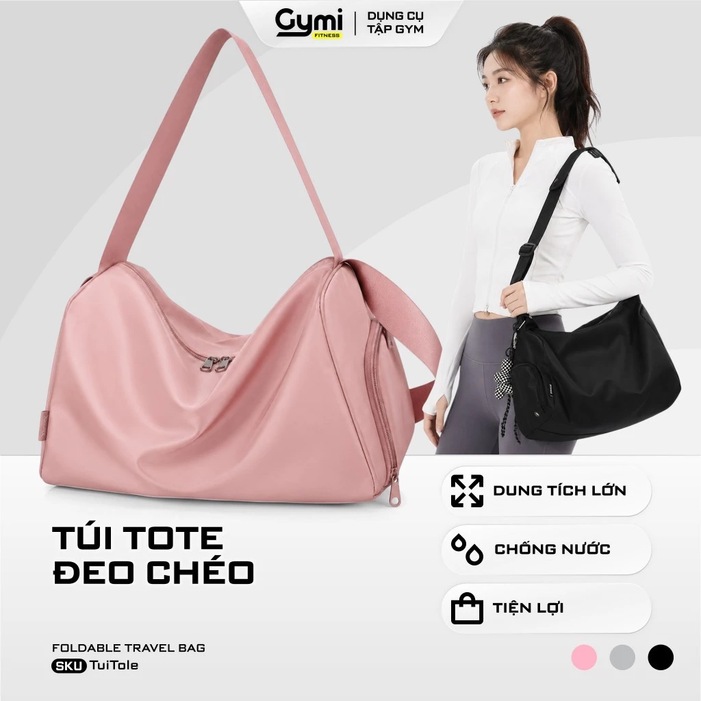 Túi Tole Du Lịch Đeo Chéo Thể Thao - Túi Tote Kèm Ngăn Để Giày, Chống Thấm Nước - Thời Trang Nam Nữ - TuiTole