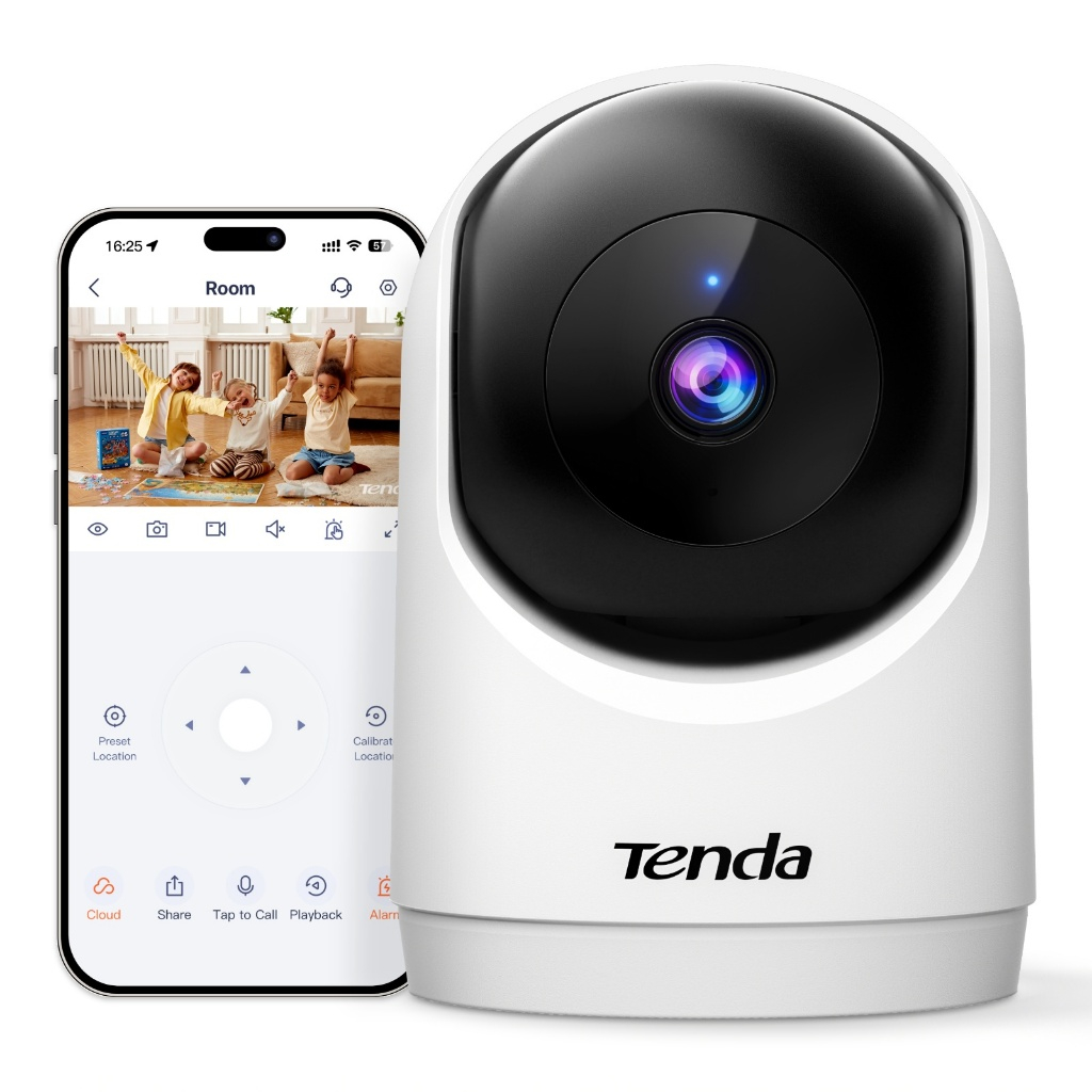 Camera toàn cảnh 360° Tenda CP3 3MP 2K HD với WiFi 6, tính năng theo dõi thông…