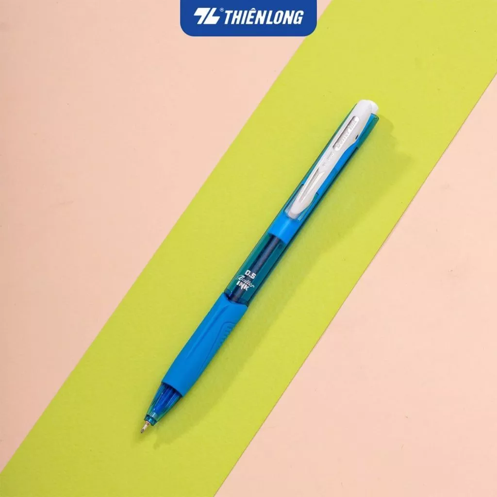 Bút bi Thiên Long TL-095 Butter Ink - Viết bi ngòi 0.5mm kiểu dáng hiện đại cầm tay thoải mái nét đều trơn