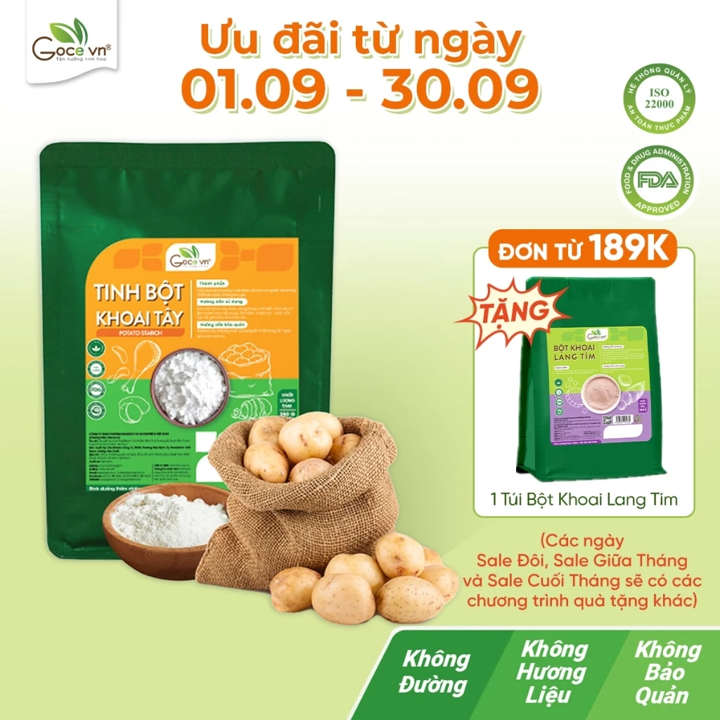 Tinh bột khoai tây Goce - 350g