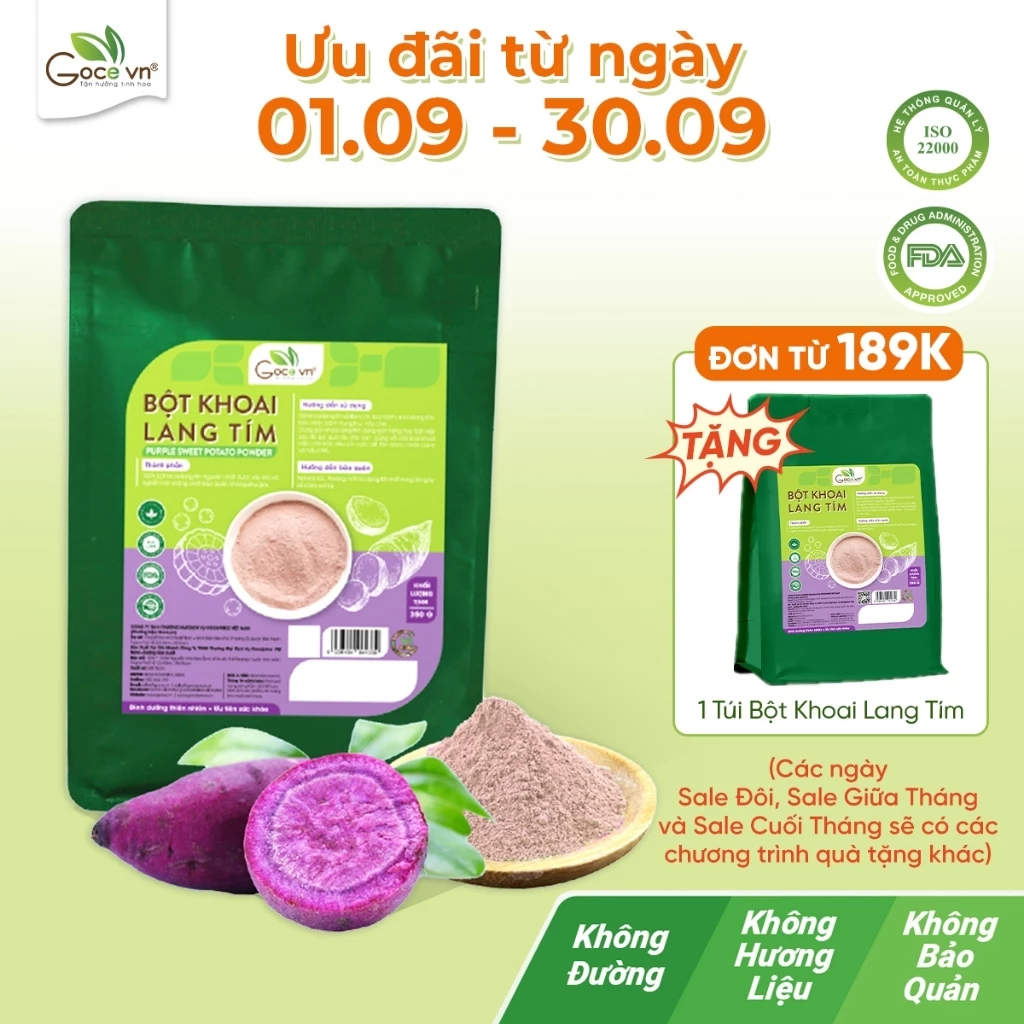 Bột khoai lang tím Goce - 350g