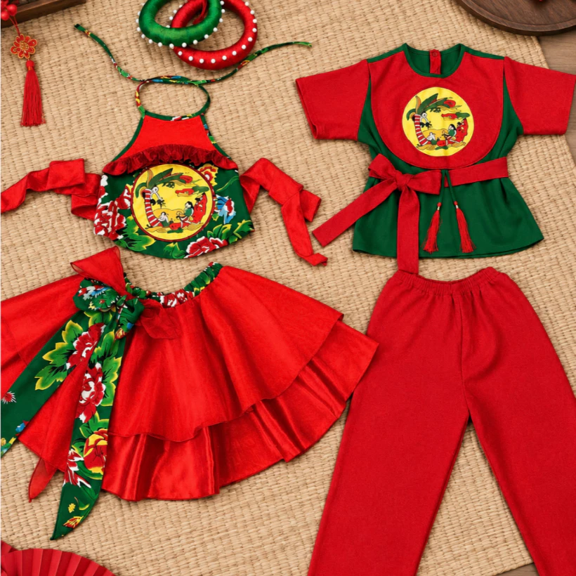 Trang phục biểu diễn trung thu cho bé gái và bé trai (size 14-35kg) - Hottrend mùa trung thu 2026