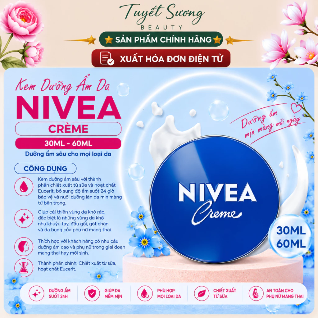 [SVIP] Kem Dưỡng Ẩm Da NIVEA Crème