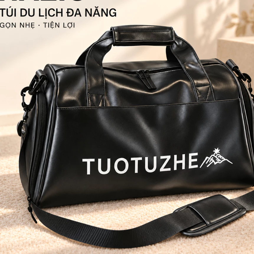 Túi Du Lịch Thể Thao HADI A24 Đa Năng, Túi Tập Gym Đi Bơi Cho Nam Nữ, Ngăn Giày Riêng, Dễ Mang Theo