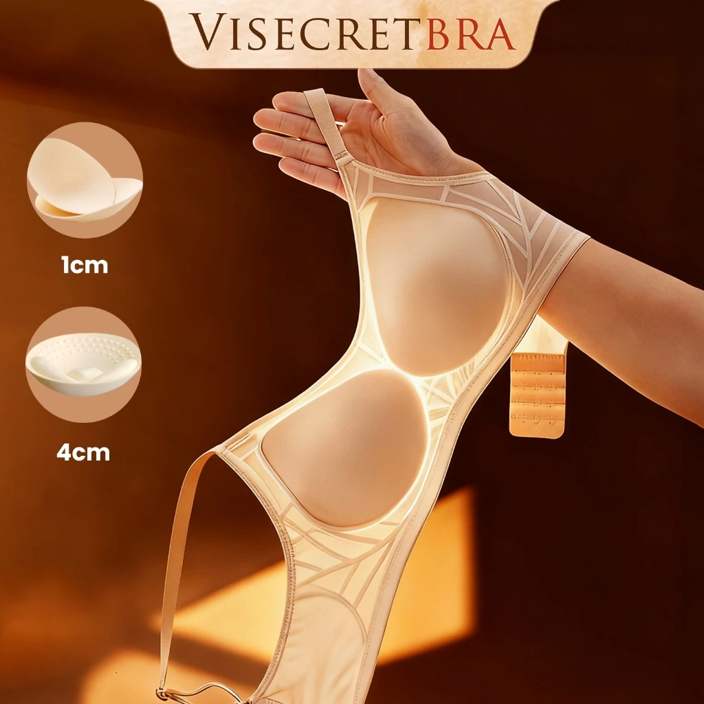 Áo Lót Áo Ngực Áo Bra Nữ Visecret Bra Chất Su Lạnh Mút Mỏng Không Gọng Thoáng Mát Gom Quả Chống Xệ -- 240964