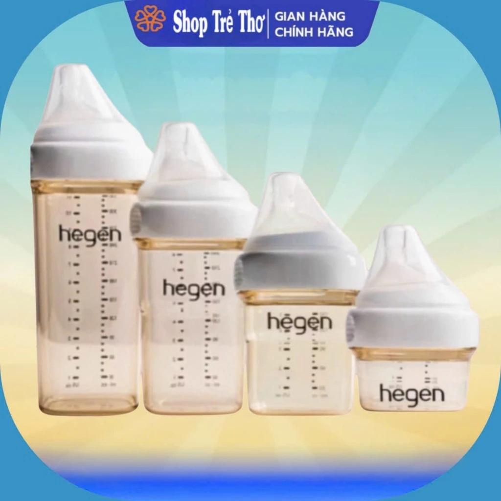 Bình sữa Hegen PPSU 60ml/150ml /240ml/330ml .FULL BOX-ĐỦ SIZE