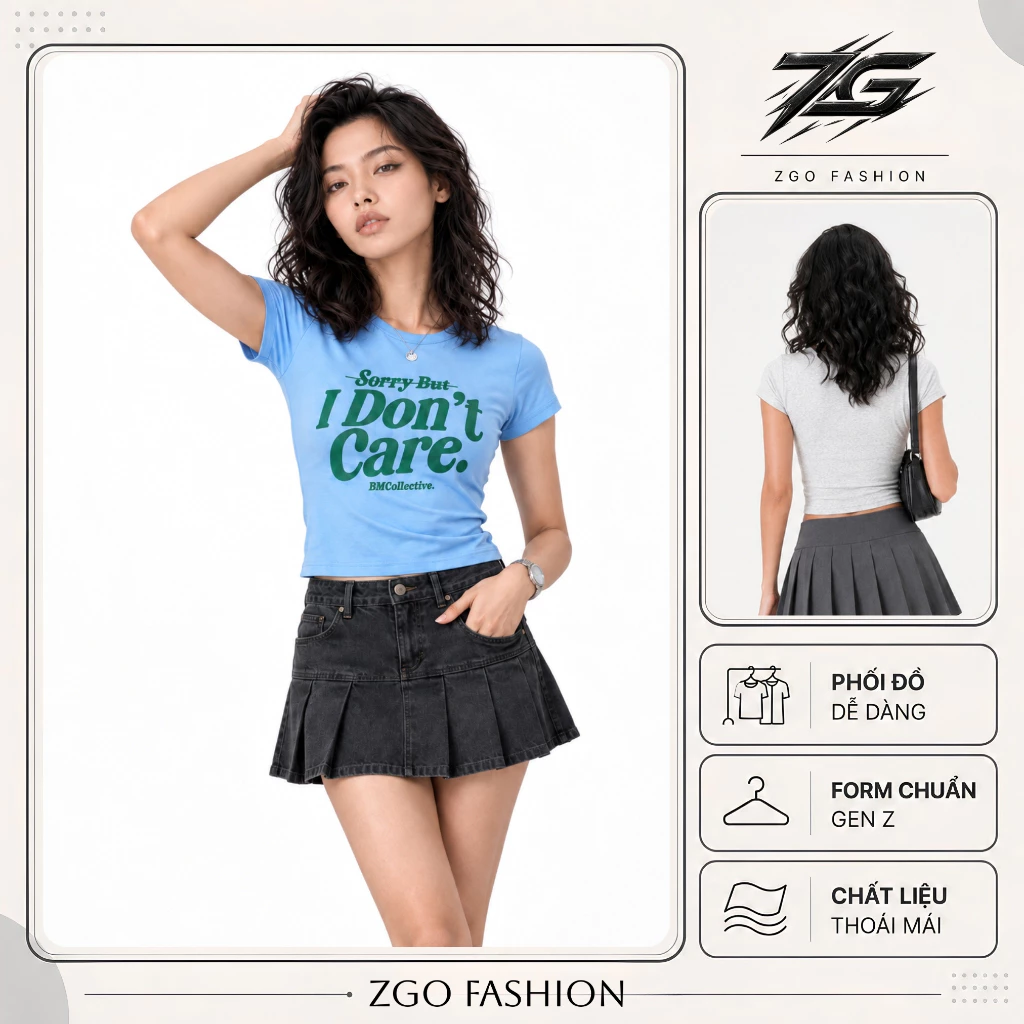 Áo thun baby ZGO Basic  ôm body chất cotton AZG48