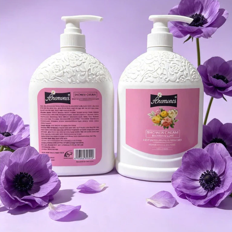Combo 2 Sữa tắm Anemones Shower Cream 1200ml dưỡng ẩm làm sạch da hương hoa