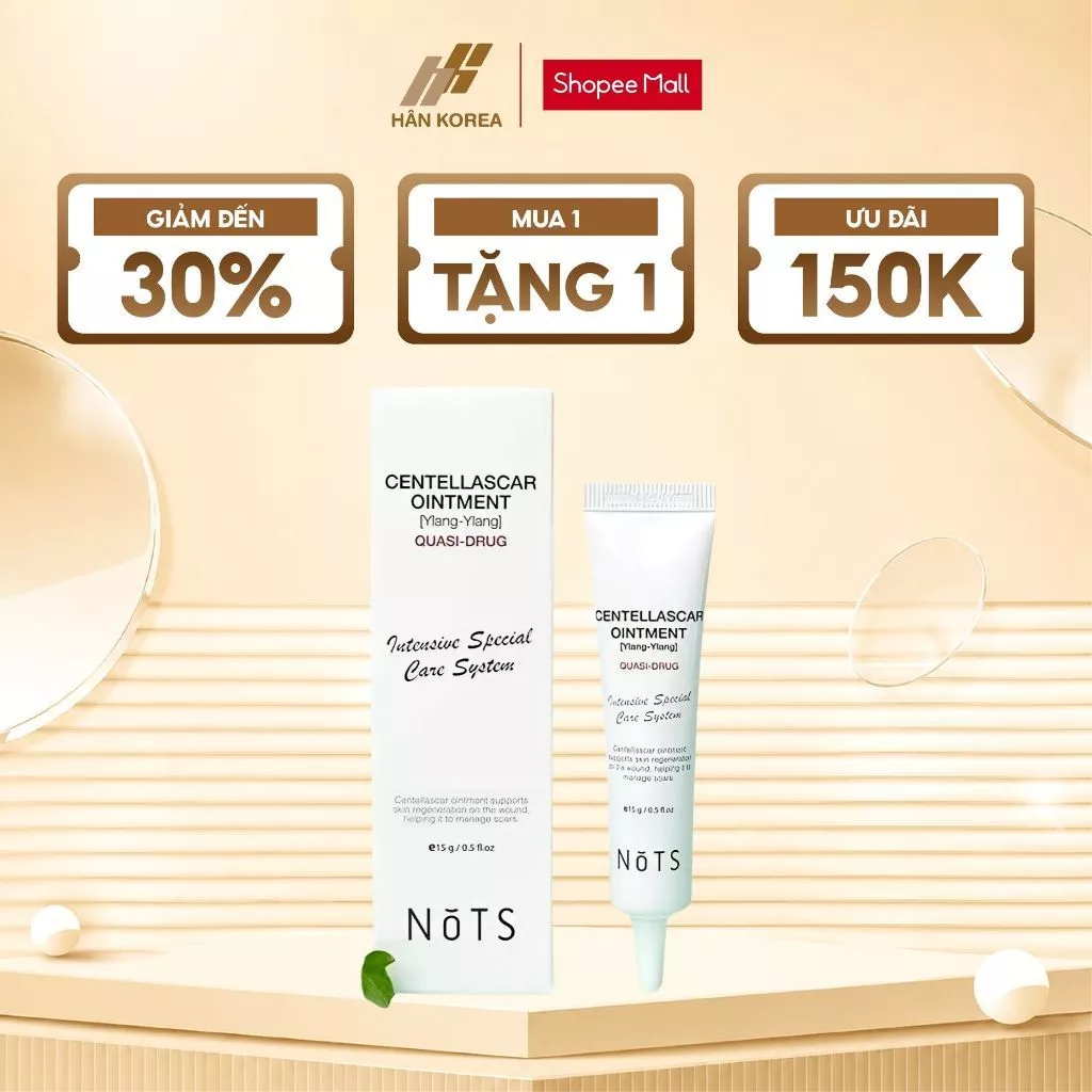 Kem chấm mụn phục hồi tái tạo da NOTS Ylang - Ylang 15g Hàn Quốc giúp phục hồi da mụn